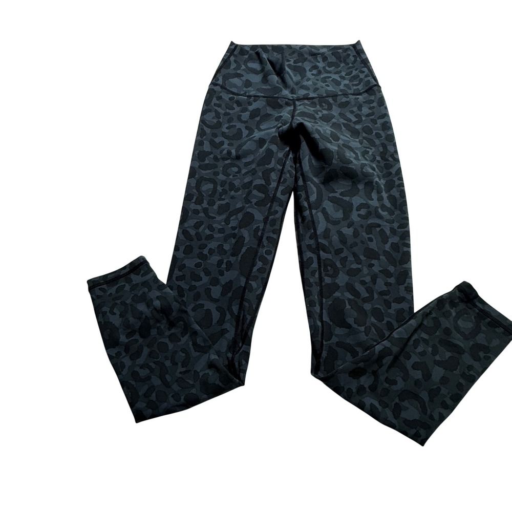 Colorfulkoala Leggings Women M Black Leopard High Waisted Full Length Yoga Pants